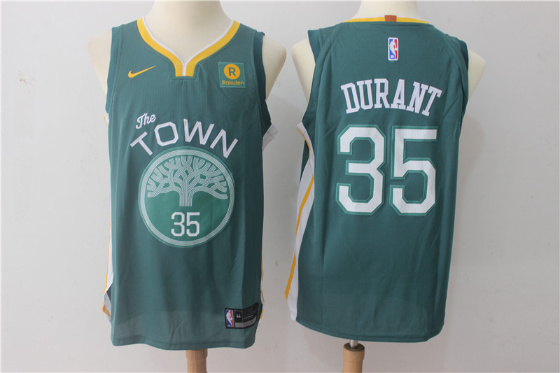 Men Golden State Warriors #35 Durant Green Game Nike NBA Jerseys->golden state warriors->NBA Jersey